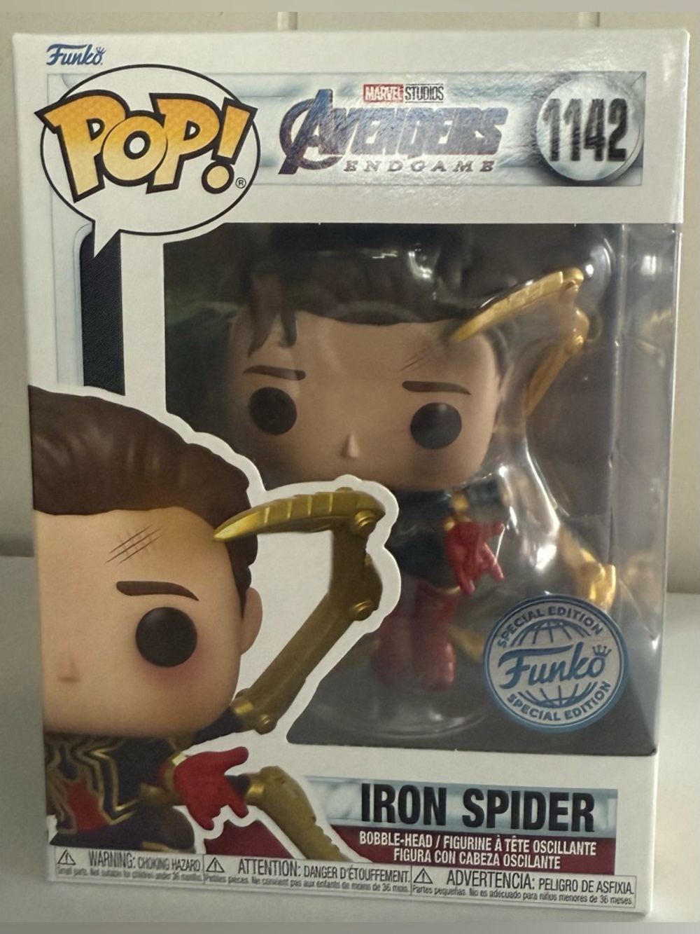 Funko Pop! Iron Spider - Red & Gold Pop! Figure